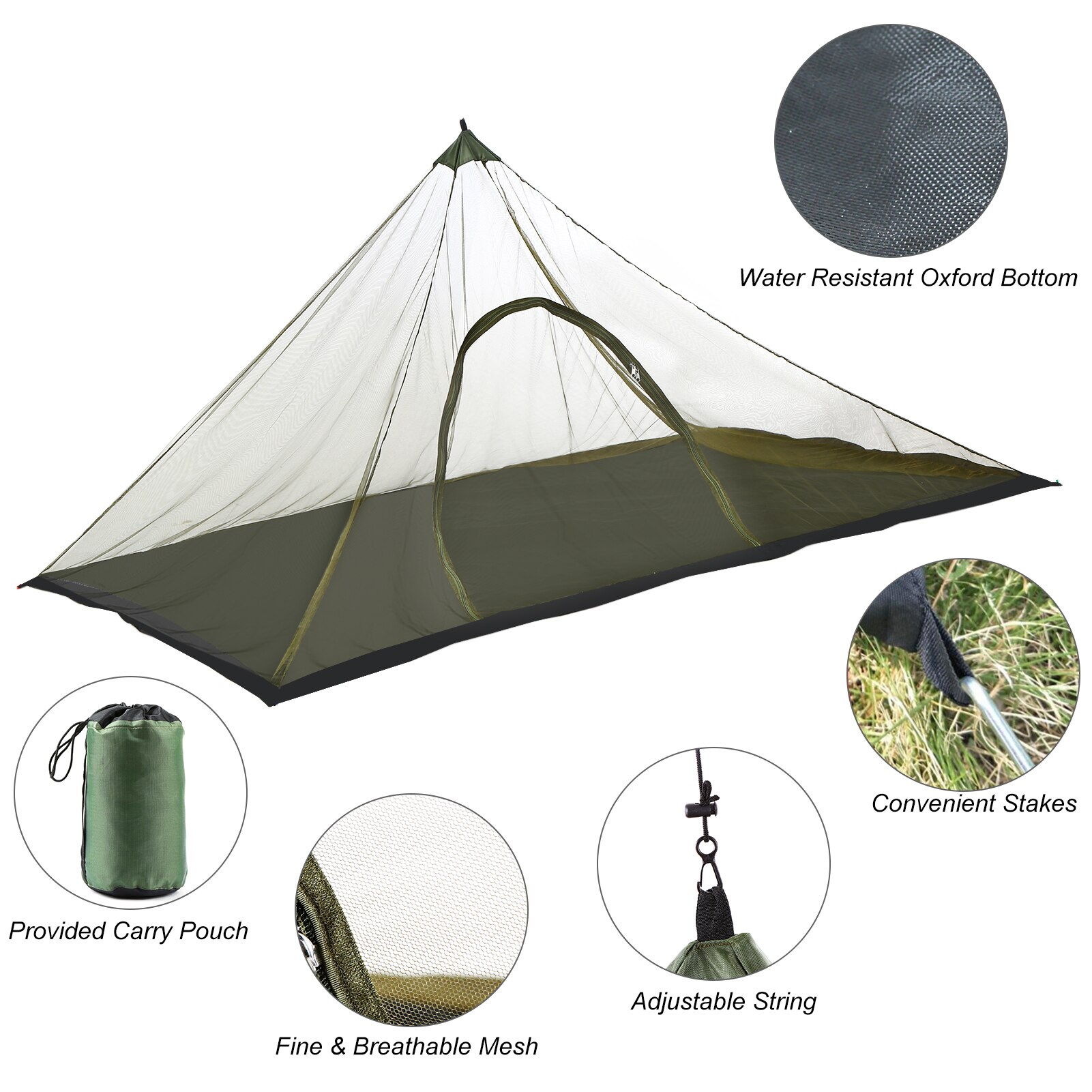 Cheap Goat Tents Camping Tent with Carry Bag Water Resistant Outdoors Mesh Tent For Backpacking Hiking Camping Fishing Outdoors Tent Tents 